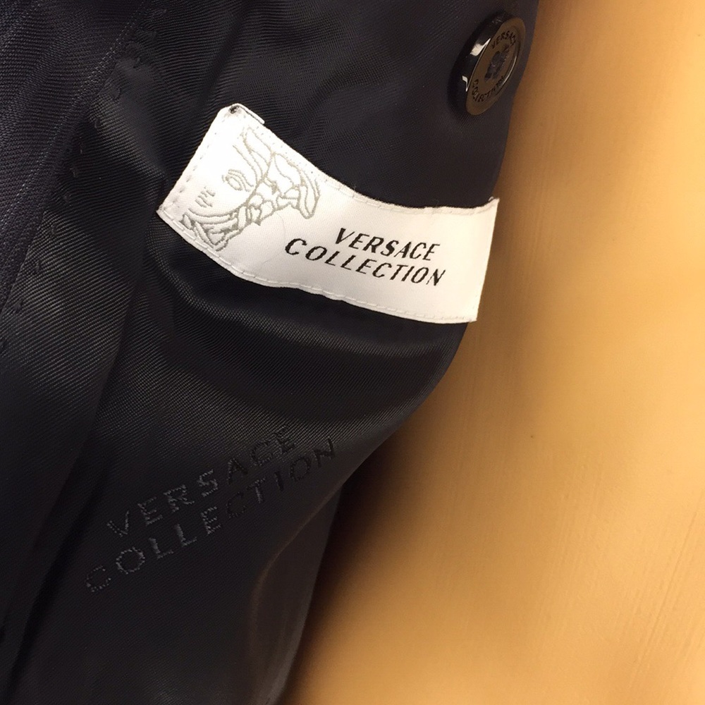 Versace Collection Suit Pinstriped - image 6